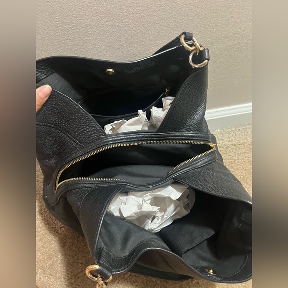 COACH EDDIE 31 PEBBLE GRAIN LEATHER SHOULDER BAG #80268 - Picture 5 of 10